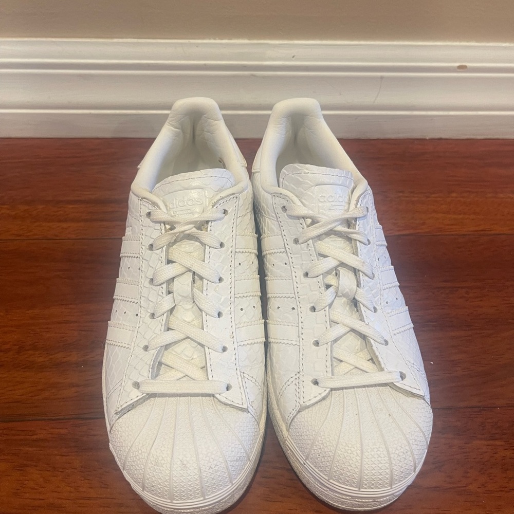 Adidas super star snake prints